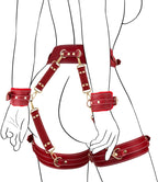 Lori™ – 9-Piece Leather Bondage Set With Straps & Cuffs