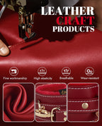Lori™ – 9-Piece Leather Bondage Set With Straps & Cuffs
