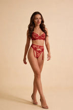 Irina™ – Elegant 4-Piece Lace Lingerie Set