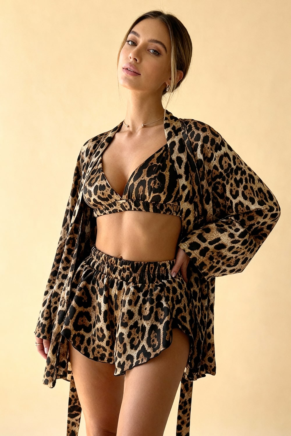 Felina™ – Elegant Satin Pajama Set