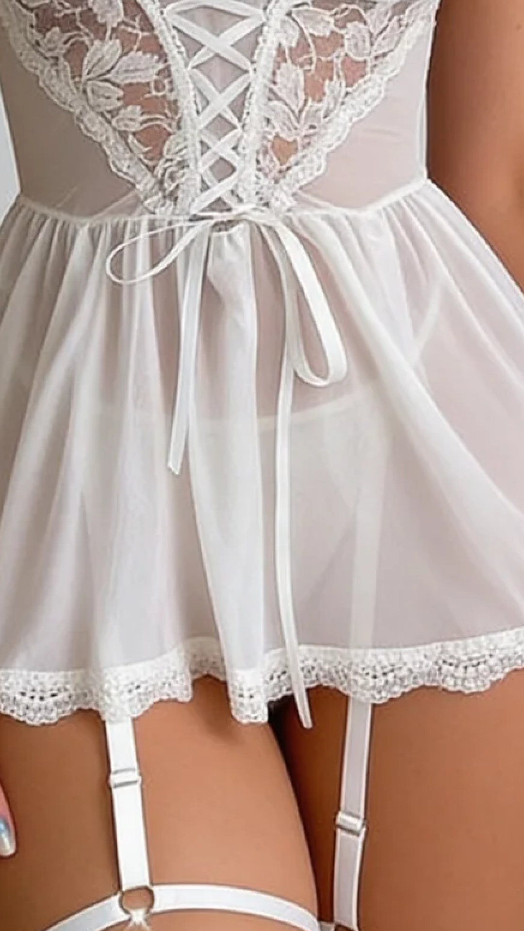 Nova™ – Elegant Embroidered Nightgown