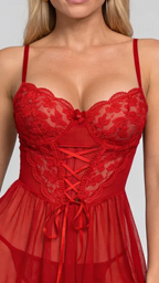 Nova™ – Elegant Embroidered Nightgown