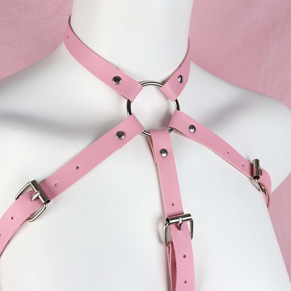 Rosalie™ – Elegant Chest Harness in Pink