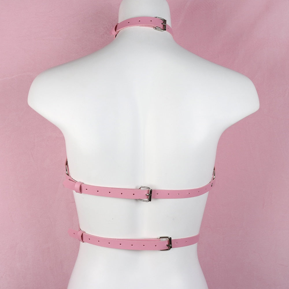 Rosalie™ – Elegant Chest Harness in Pink