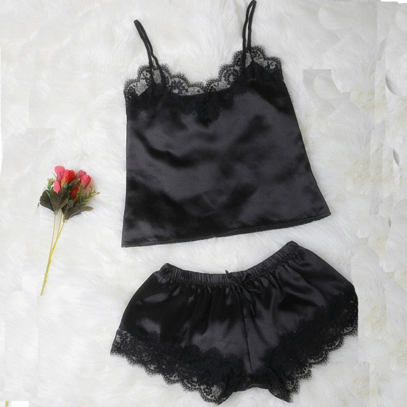 Elise™ – Elegant Lace Sleepwear Set