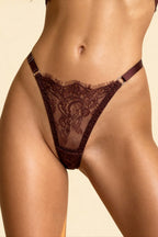 Milana™ – Chocolate Brown Lace Lingerie Set