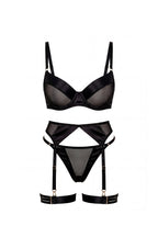 Powder™ – Elegant 4-Piece Satin Lingerie Set