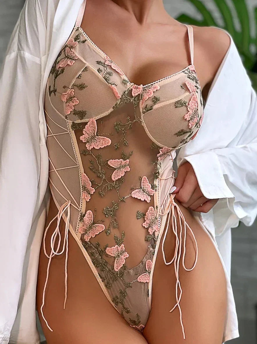 Zelda™ – Embroidered Seduction Bodysuit