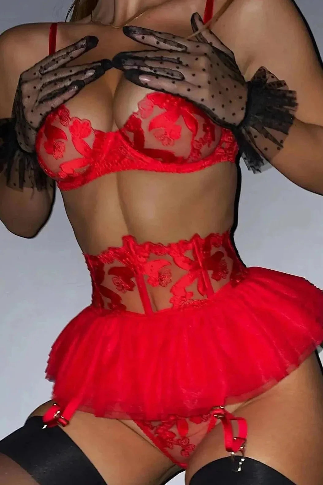 Leanna™ – Luxurious Floral Lingerie Set