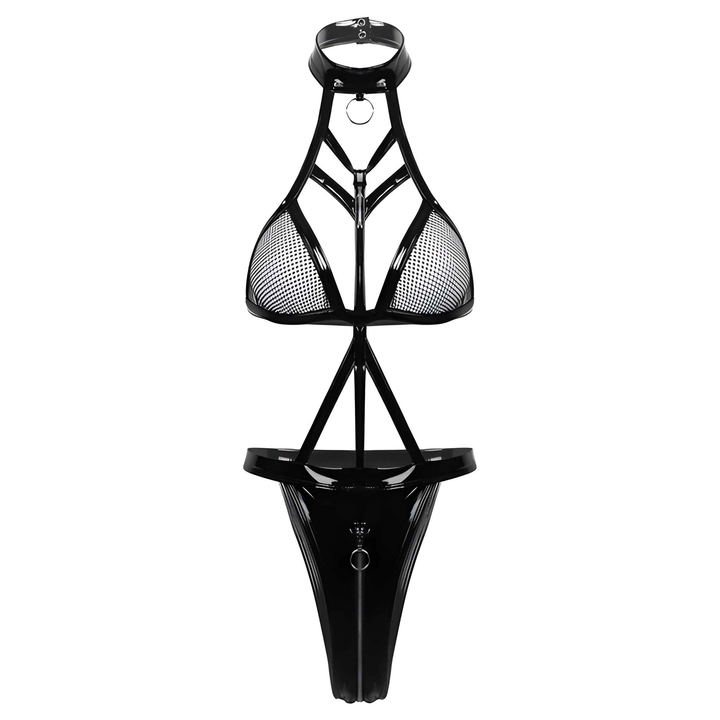 Alis™ – Sensual Leather Teddy — Where Elegance Meets Seduction