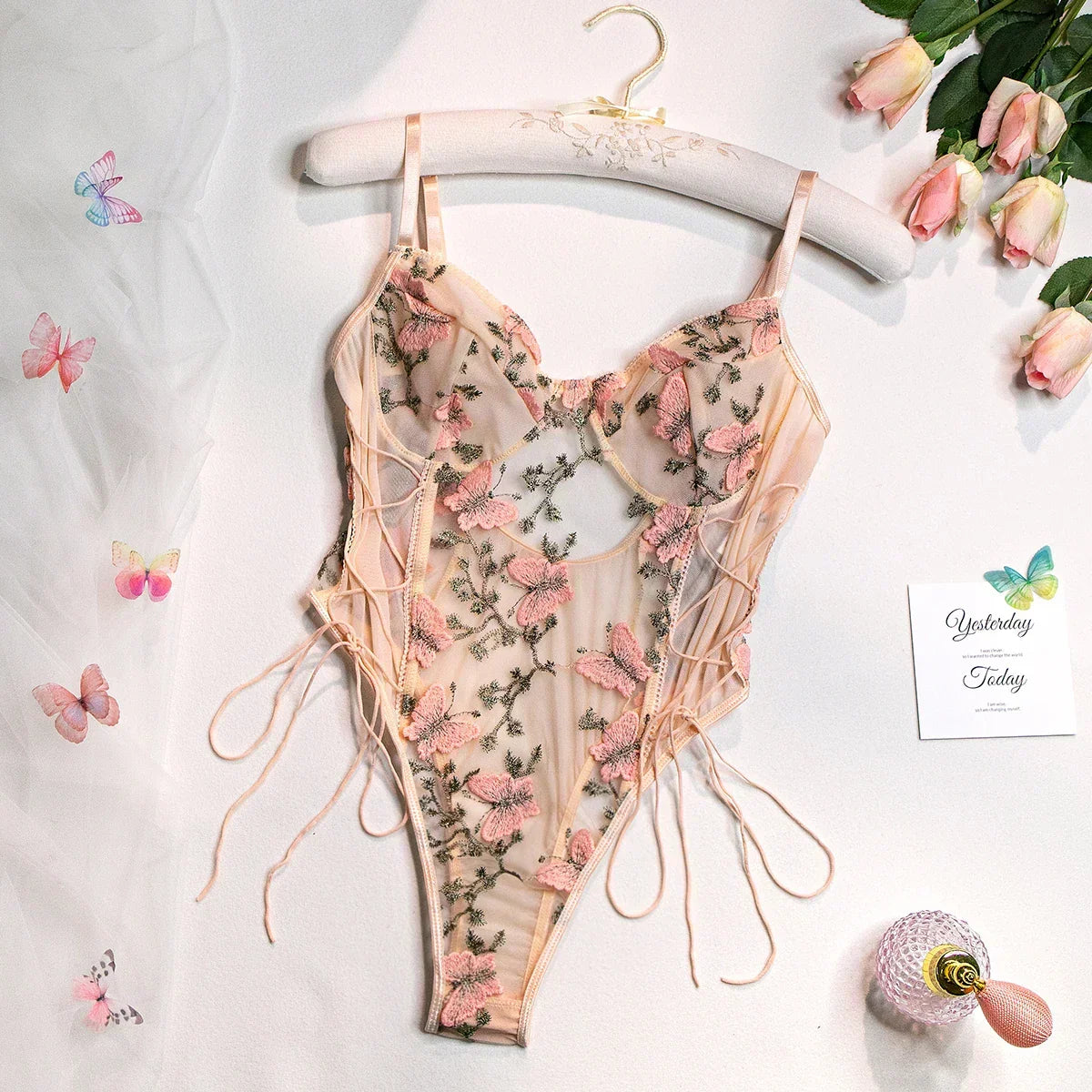 Zelda™ – Embroidered Seduction Bodysuit