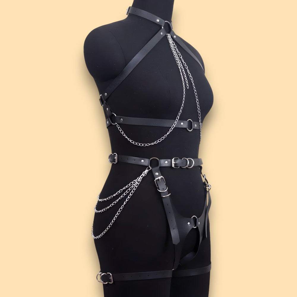 Inga™ – Dark Seduction Harness Briefs