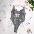 Zelda™ – Embroidered Seduction Bodysuit