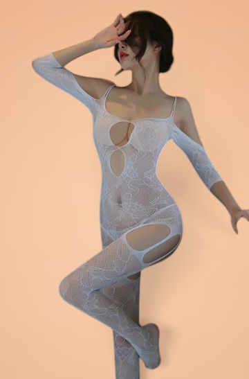 Senna™ – Midnight Mesh Bodystocking