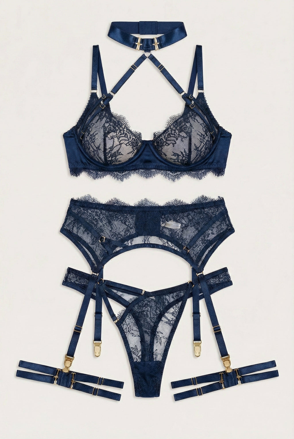 Valeria™ – Elegant Lace Lingerie Set